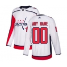 Men's Capitals Personalized White Road Hockey Jersey