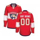 Men's Florida Panthers Reebok Red Home Premier Hockey Customized Jersey