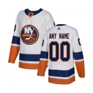 Men's Islanders Personalized White Road Hockey Jersey