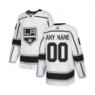 Men's Kings Personalized White Road Hockey Jersey