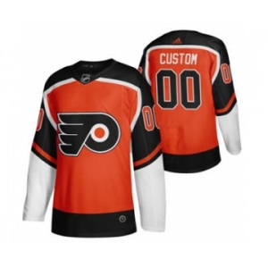 Men's Philadelphia Flyers Custom Orange 2020-21 Alternate Authentic Player Hockey Jersey