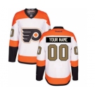 Men's Philadelphia Flyers Reebok White 3rd Premier Hockey Custom Jersey