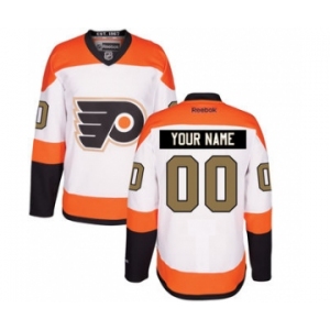 Men's Philadelphia Flyers Reebok White 3rd Premier Hockey Custom Jersey