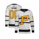 Men's Pittsburgh Penguins Custom Cream 2023 Winter Classic Stitched Jersey