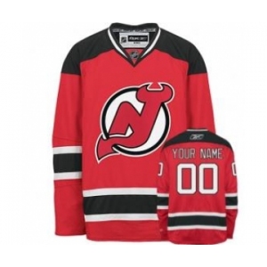 New Jerseys Devils Personalized Red Jersey