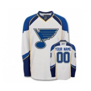 St. Louis Blues Personalized White Jersey