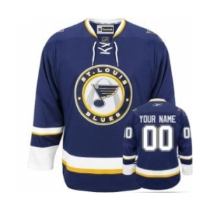 St. Louis Blues Third Personalized Blue Jersey