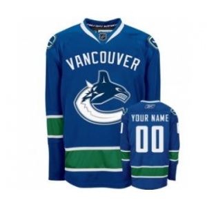 Vancouver Canucks Personalized Blue Jersey