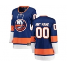 Women New York Islanders Customized Fanatics Branded Royal Blue Home Breakaway NHL Jersey