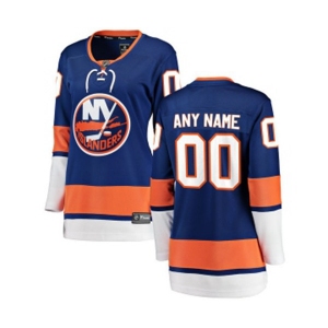 Women New York Islanders Customized Fanatics Branded Royal Blue Home Breakaway NHL Jersey