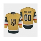 Youth Vegas Golden Knights Custom 2020-21 Player Alternate Stitched Hockey Jersey Gold