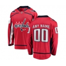 Youth Washington Capitals Customized Fanatics Branded Red Home Breakaway NHL Jersey