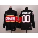 customized team canada jerseys black[2014 winter olympics]