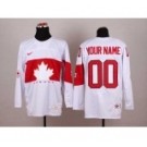 customized team canada jerseys white[2014 winter olympics]