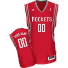 Customized Houston Rockets Jersey Revolution 30 Swingman Red Road Basketball