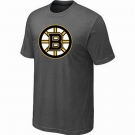 NHL Boston Bruins big & tall logo T-shirt dk grey