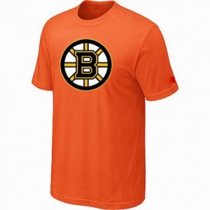 NHL Boston Bruins big & tall logo T-shirt orange