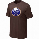 NHL Buffalo Sabres big & tall logo T-shirt brown