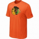 NHL Chicago Blackhawks big & tall logo T-shirt orange