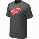 NHL Detroit Red Wings big & tall logo T-shirt dk grey