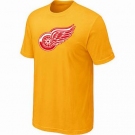 NHL Detroit Red Wings big & tall logo T-shirt yellow