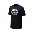 NHL Edmonton Oilers Big & Tall Logo Black T-Shirt