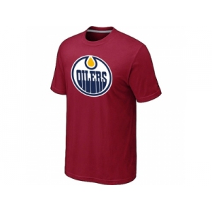 NHL Edmonton Oilers Big & Tall Logo Red T-Shirt