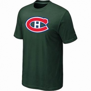 NHL Montreal Canadiens big & tall logo T-shirt dk green