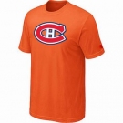 NHL Montreal Canadiens big & tall logo T-shirt orange