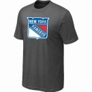 NHL New York Rangers big & tall logo T-shirt dk grey