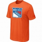 NHL New York Rangers big & tall logo T-shirt orange