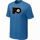 NHL Philadelphia Flyers big & tall logo T-shirt light blue