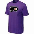 NHL Philadelphia Flyers big & tall logo T-shirt purple