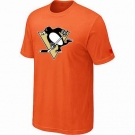 NHL Pittsburgh Penguins big & tall logo T-shirt orange