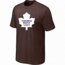 NHL Toronto Maple Leafs big & tall logo T-shirt brown