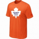 NHL Toronto Maple Leafs big & tall logo T-shirt orange