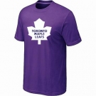 NHL Toronto Maple Leafs big & tall logo T-shirt purple