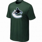 NHL Vancouver Canucks big & tall logo T-shirt dk green