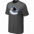 NHL Vancouver Canucks big & tall logo T-shirt dk grey