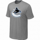 NHL Vancouver Canucks big & tall logo T-shirt light grey