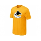 NHL Vancouver Canucks big & tall logo T-shirt yellow