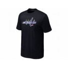 NHL Washington Capitals Big & Tall Logo Black T-Shirt