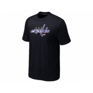 NHL Washington Capitals Big & Tall Logo Black T-Shirt