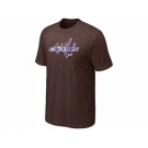 NHL Washington Capitals Big & Tall Logo Brown T-Shirt