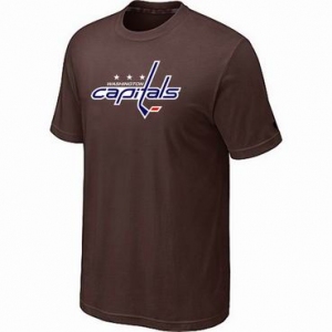 NHL Washington Capitals big & tall logo T-shirt brown