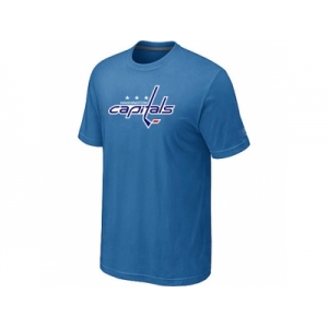 NHL Washington Capitals big & tall logo T-shirt light blue
