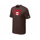 Nike 2014 Olympics Canada Flag Collection Locker Room T-Shirt Brown