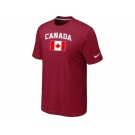 Nike 2014 Olympics Canada Flag Collection Locker Room T-Shirt Red