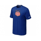 Nike Team USA Hockey Winter Olympics KO Collection Locker Room T-Shirt Blue