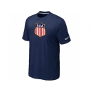 Nike Team USA Hockey Winter Olympics KO Collection Locker Room T-Shirt D.Blue